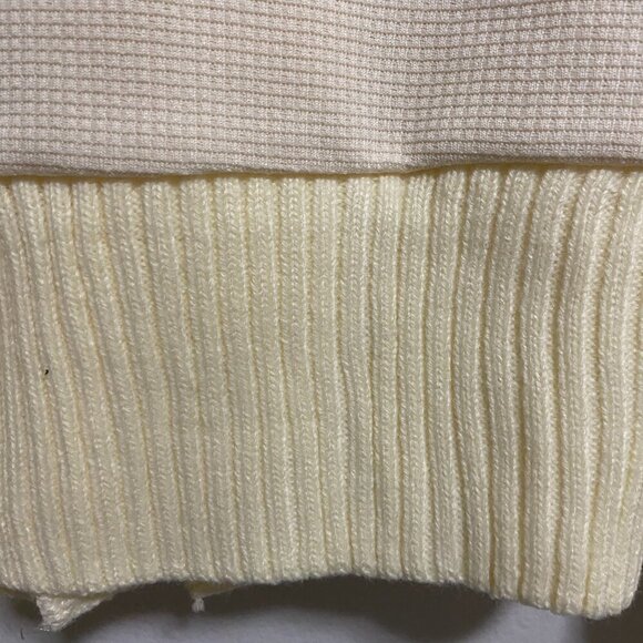 Two Piece Loungewear Set Cardigan & Pants in Cream Color Size M - Picture 10 of 12